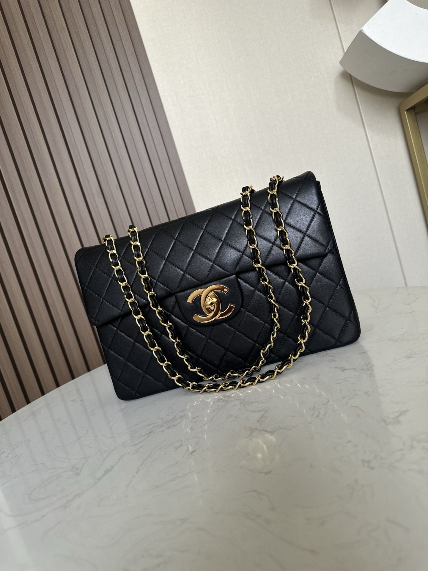 Ch**el flap bag 34x22x10cm