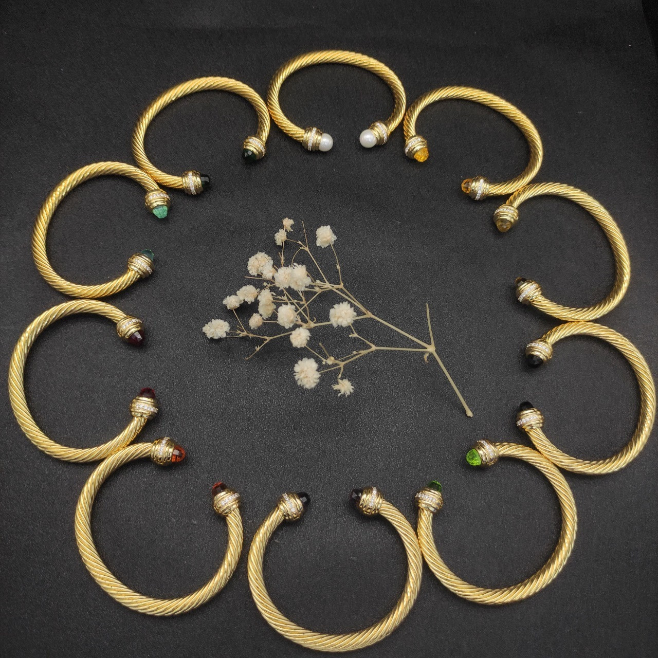 David Yurman 7mm Wrap Bracelet(wrist circumference 16-20cm)