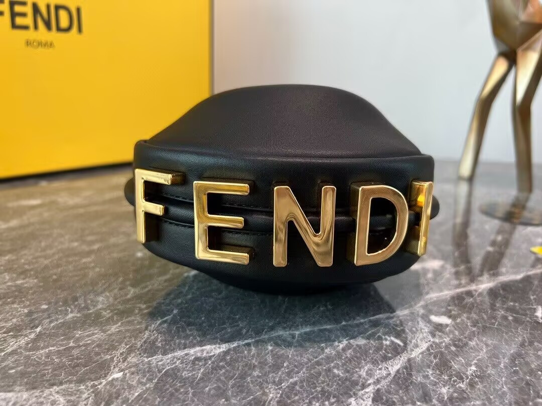 F**di Nano F**digraphy Hobo bag 14x5x16.5cm