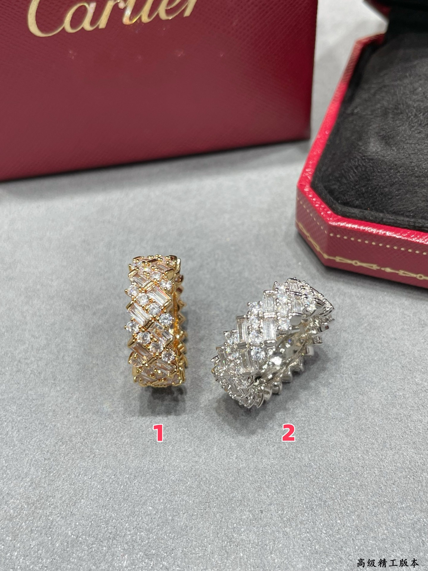 Ca*t1er step D1am0nd ring