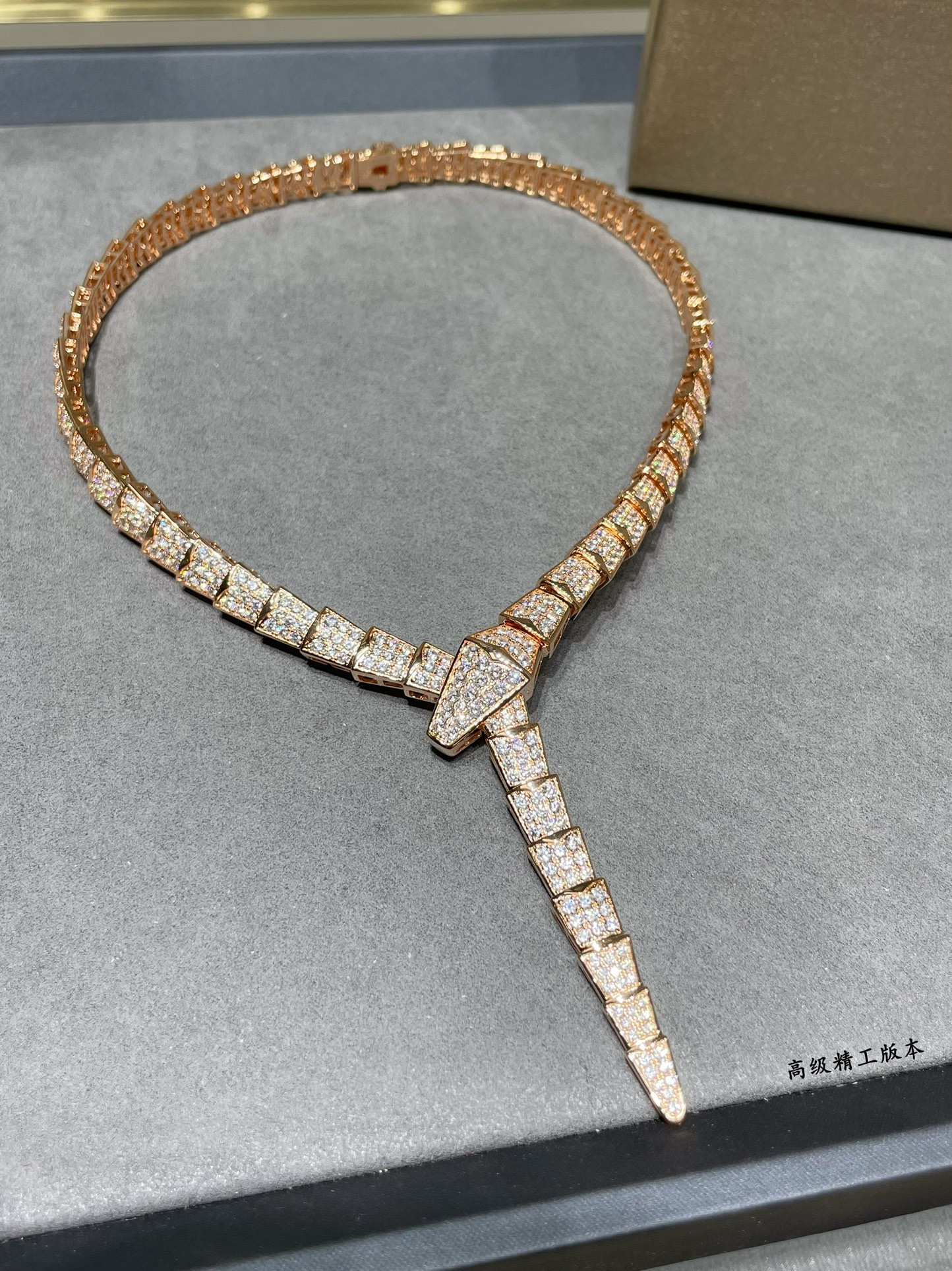Bv1g*ai Wide Snake Necklace