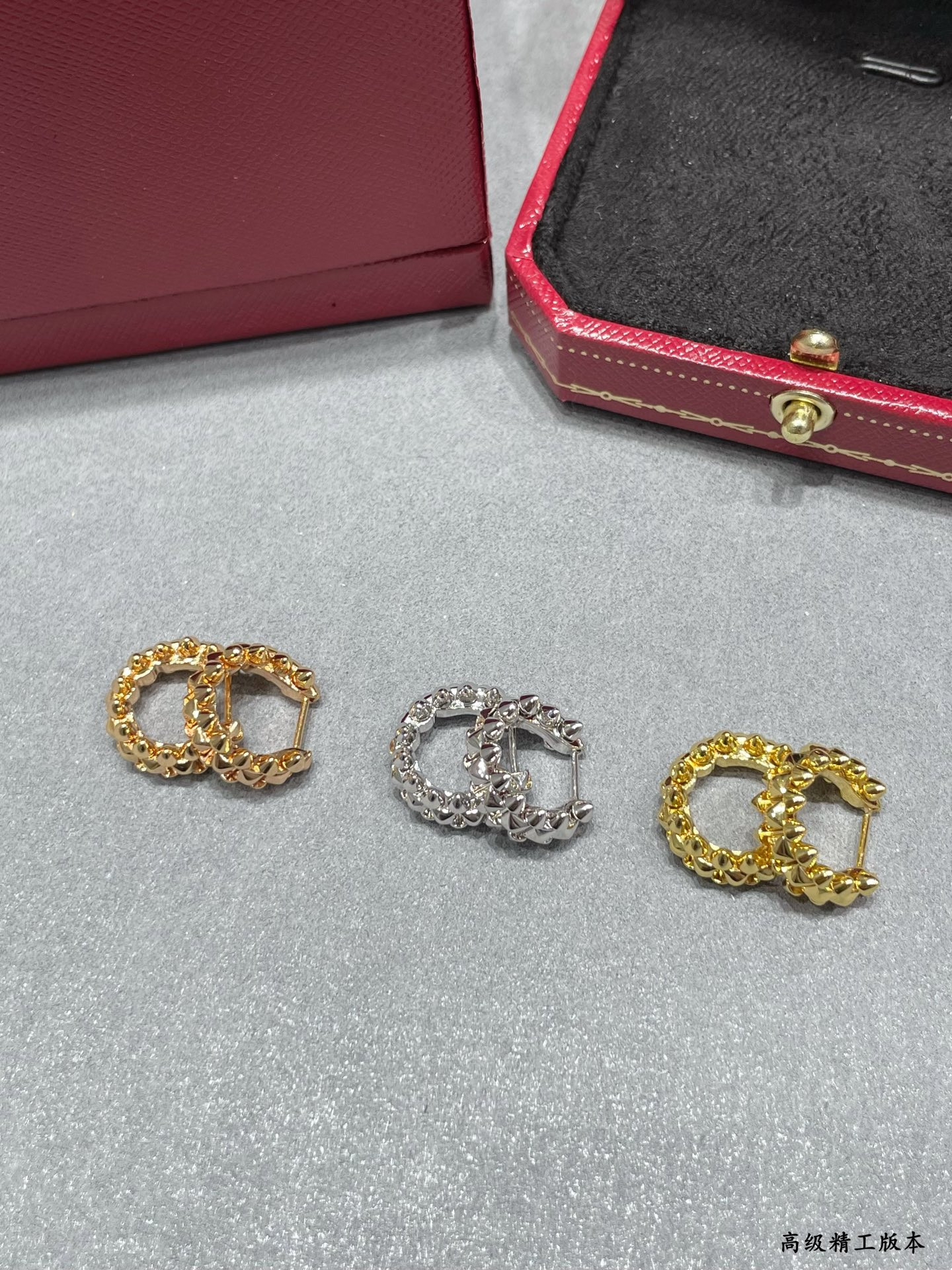 Ca*t1er Mini Bullet Earrings