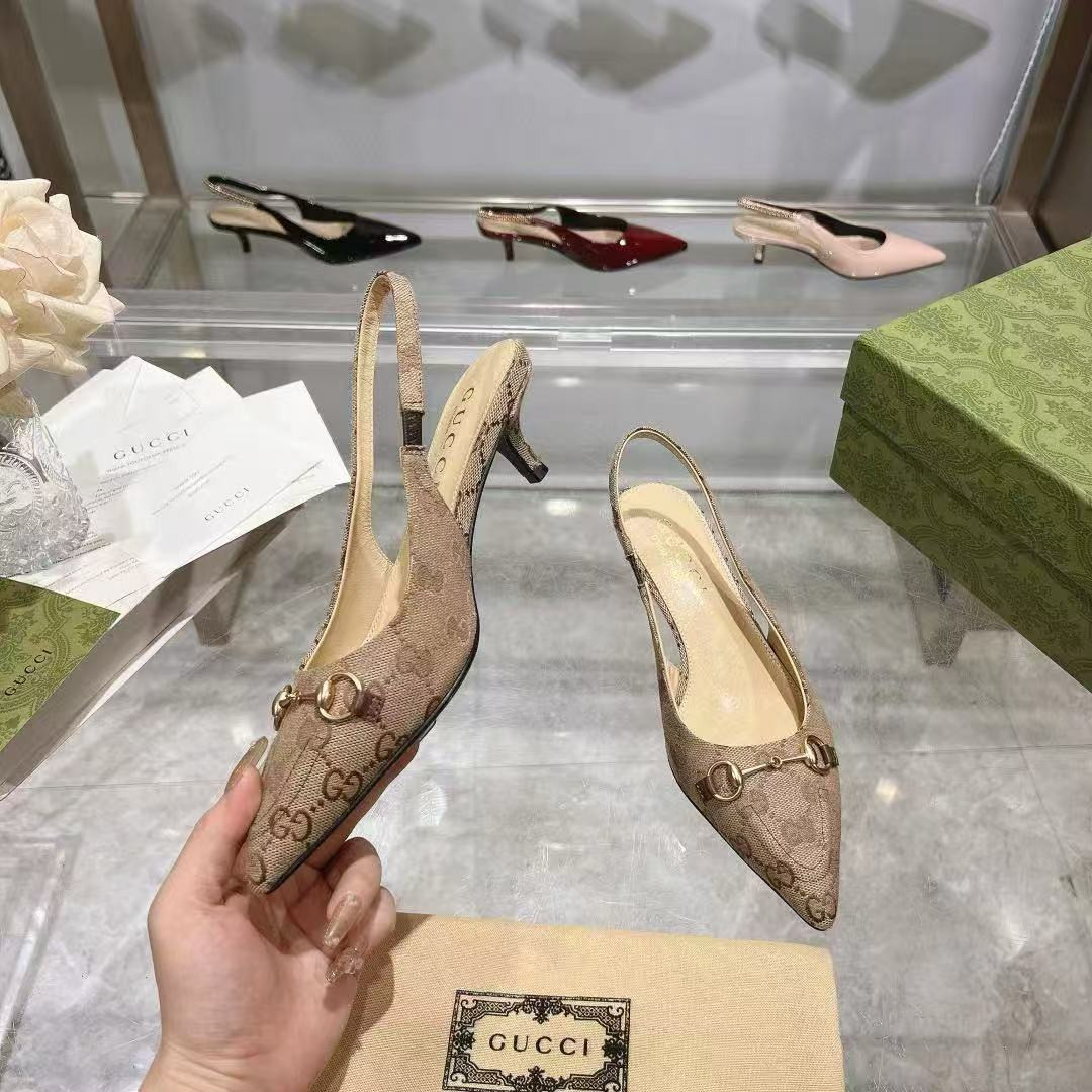 UA Gvc*1 HORSEBIT SLINGBACK PUMP LOW HEEL