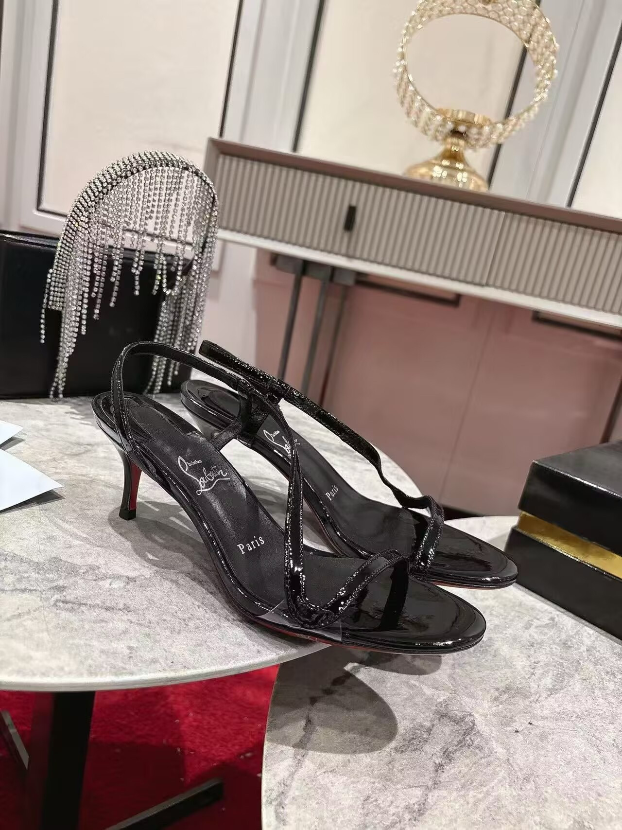 UA Chr1st1an Louboutin Rosalie Sandals