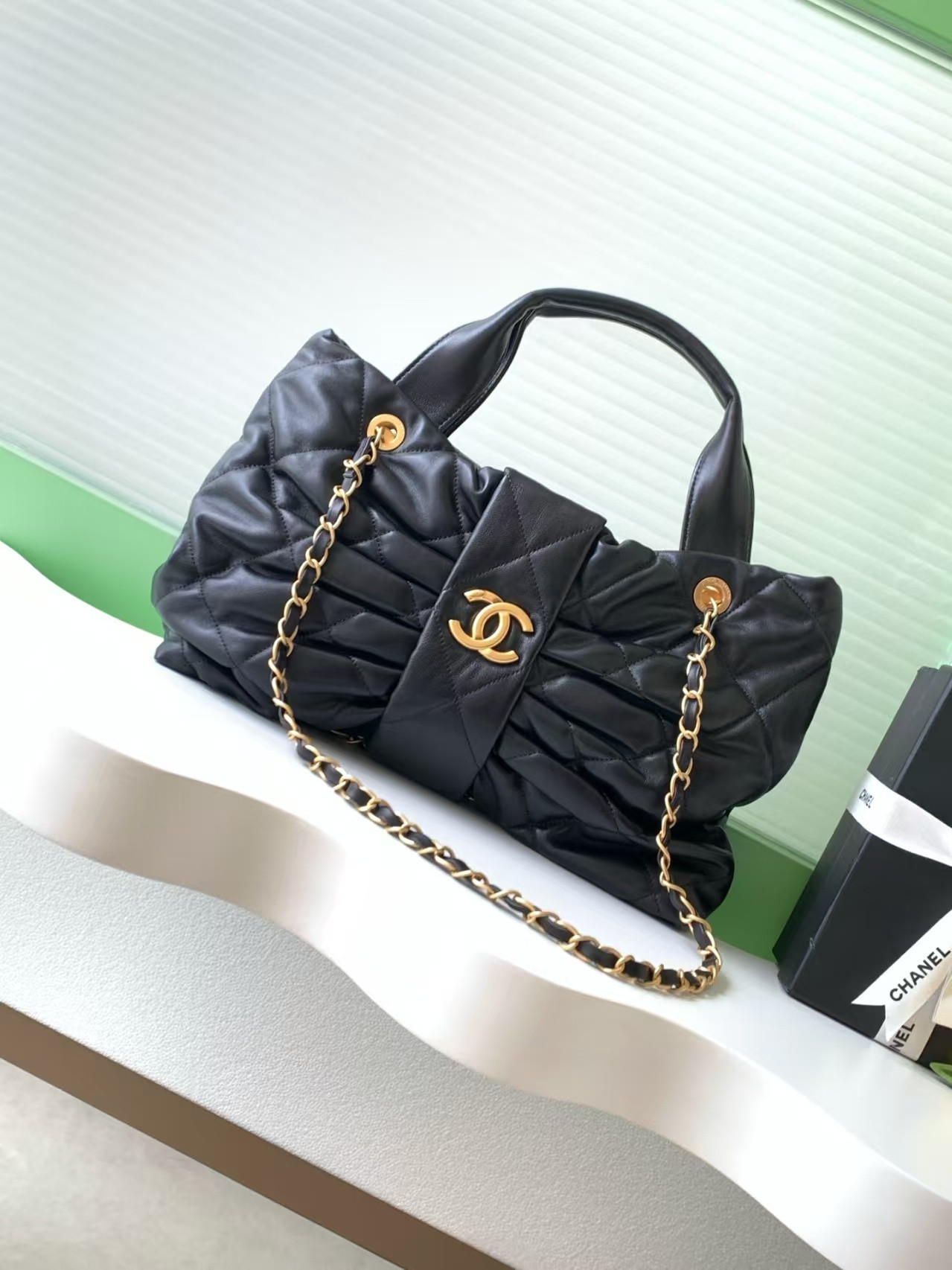 Ch**el Bow Bag 29x38x5cm