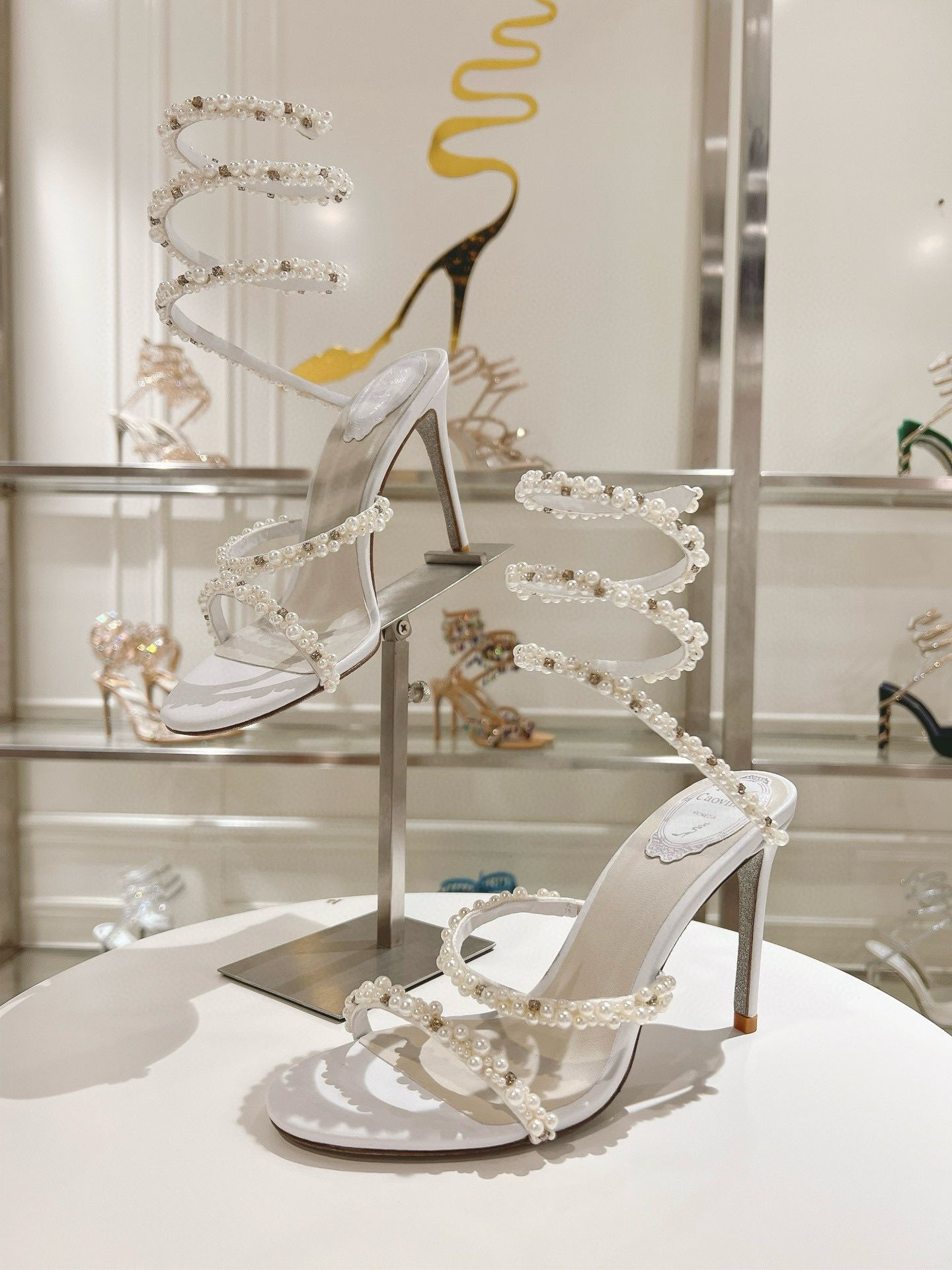 UA RENÉ CAOVILLA Cleo SANDAL 95mm