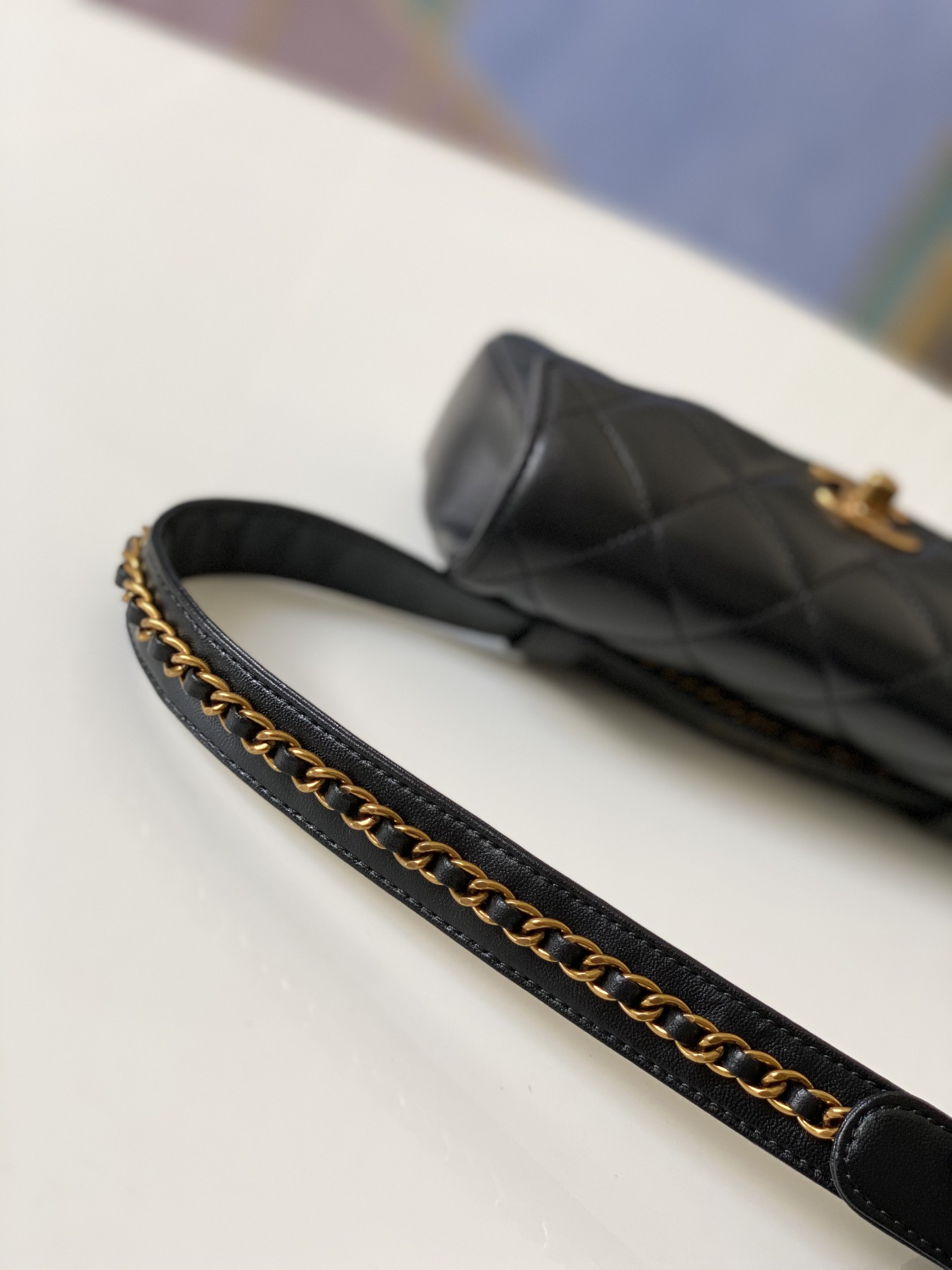 Chanel Quilted Waist Bag 18x12x3.5cm