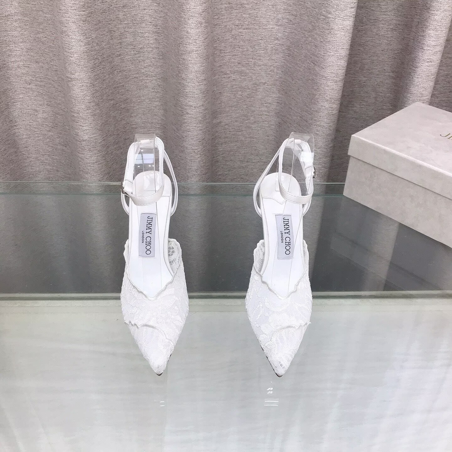 UA J1m*y Ch00 Slingbacks 10cm Heel