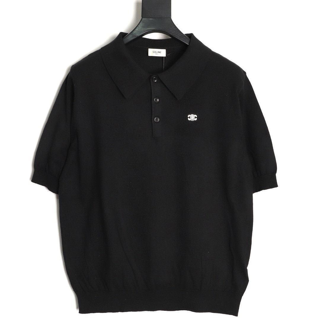 Ce1i*e short-sleeved polo shirt