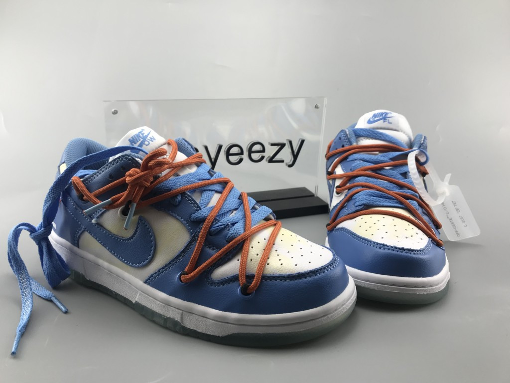 UA OFF WHITE X NIKE SB DUNK LOW "UNC"