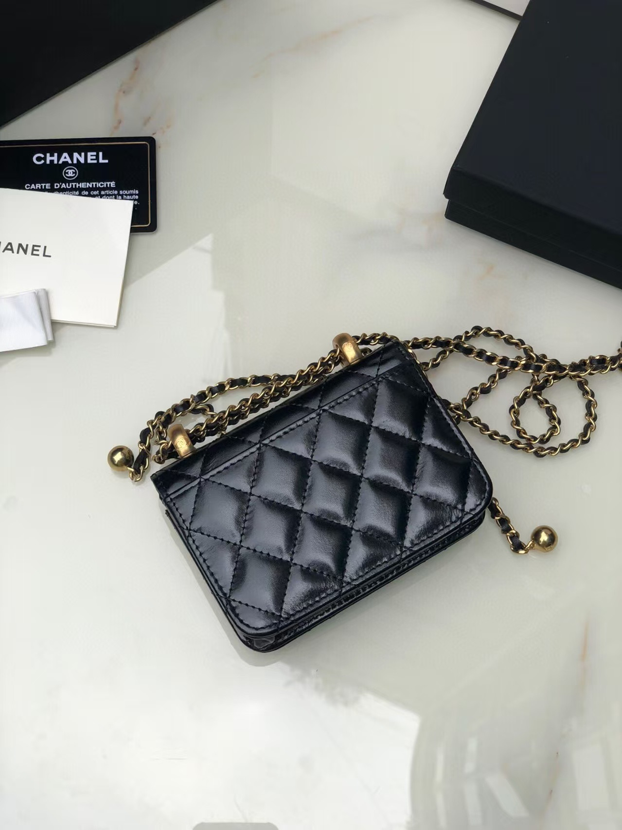 Ch**el Mini Flap Bag 12x9x2cm