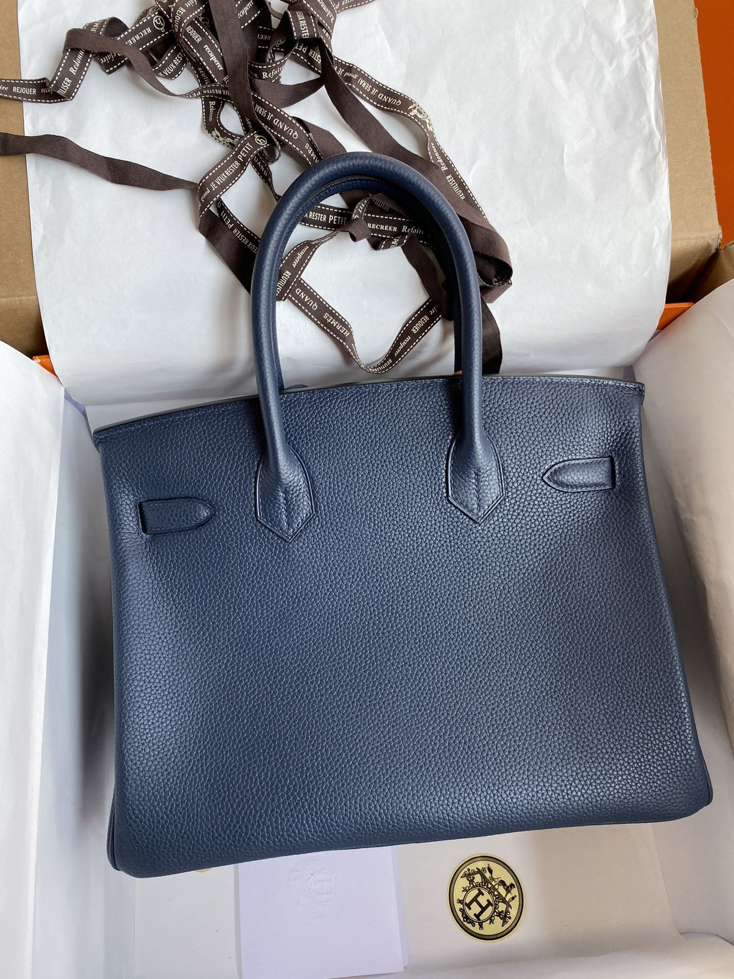 H**me5 BIRKIN Gold 25 30 35(Horse charm not included)