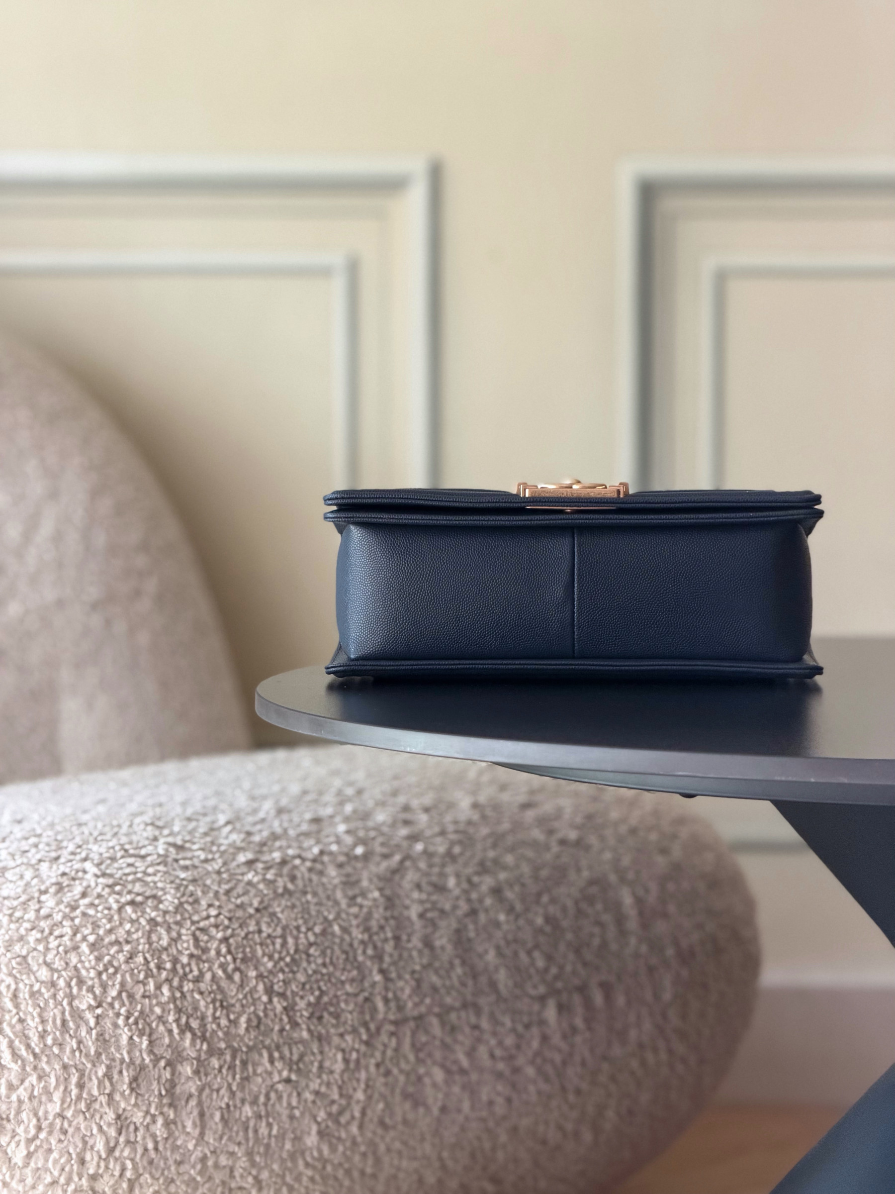 Ch**el Boy Handbag 15x25x9cm