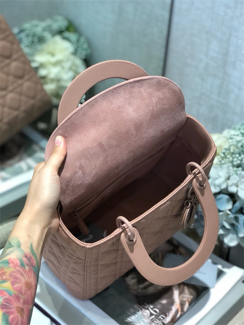 Medium Lady D10r Bag  9.5 x 8 x 4.5 inches