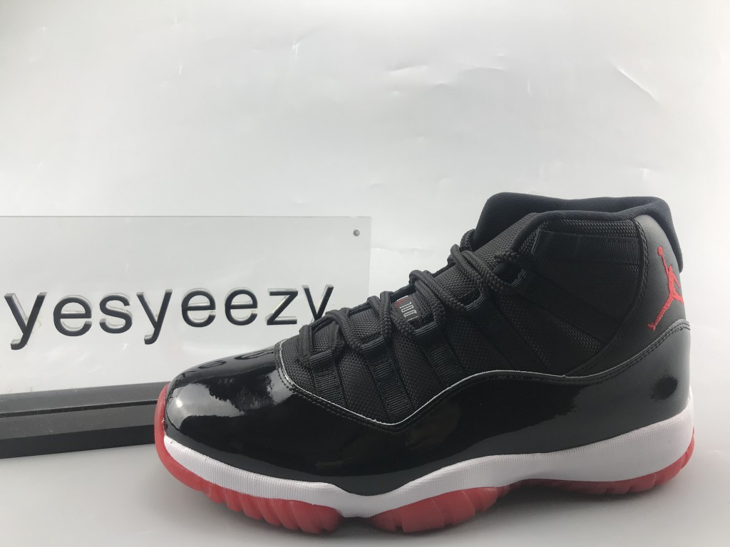 UA AIR JORDAN 11 RETRO "BRED 2019 RELEASE"