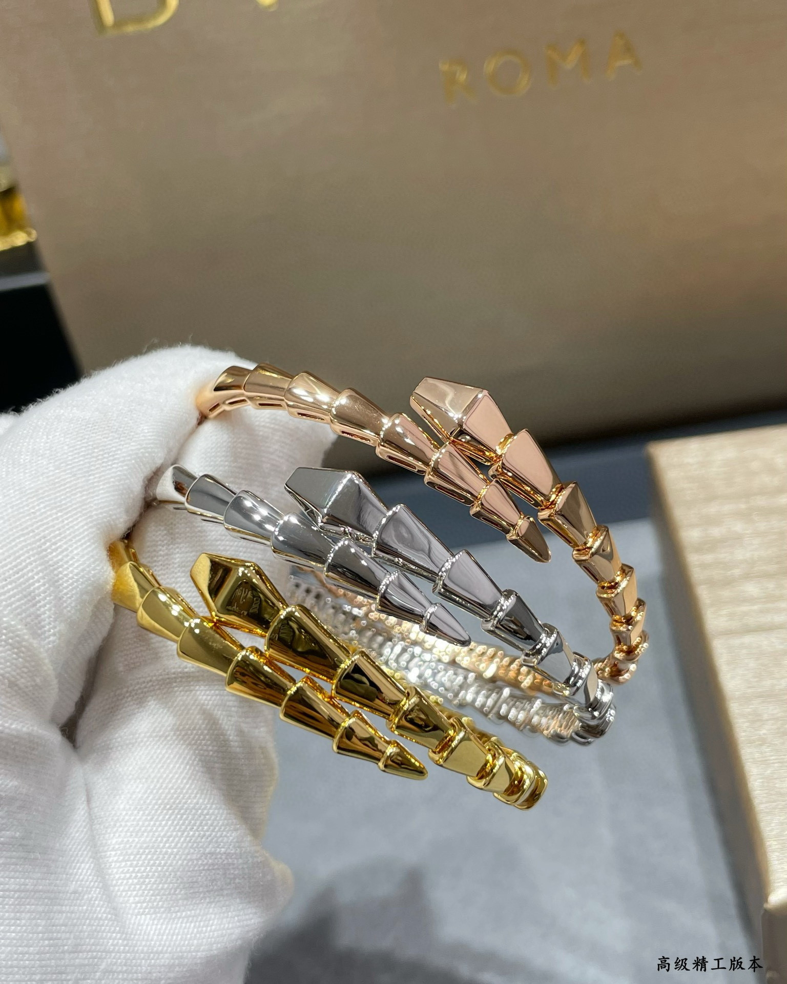 Bv1g*ai snake Bracelet