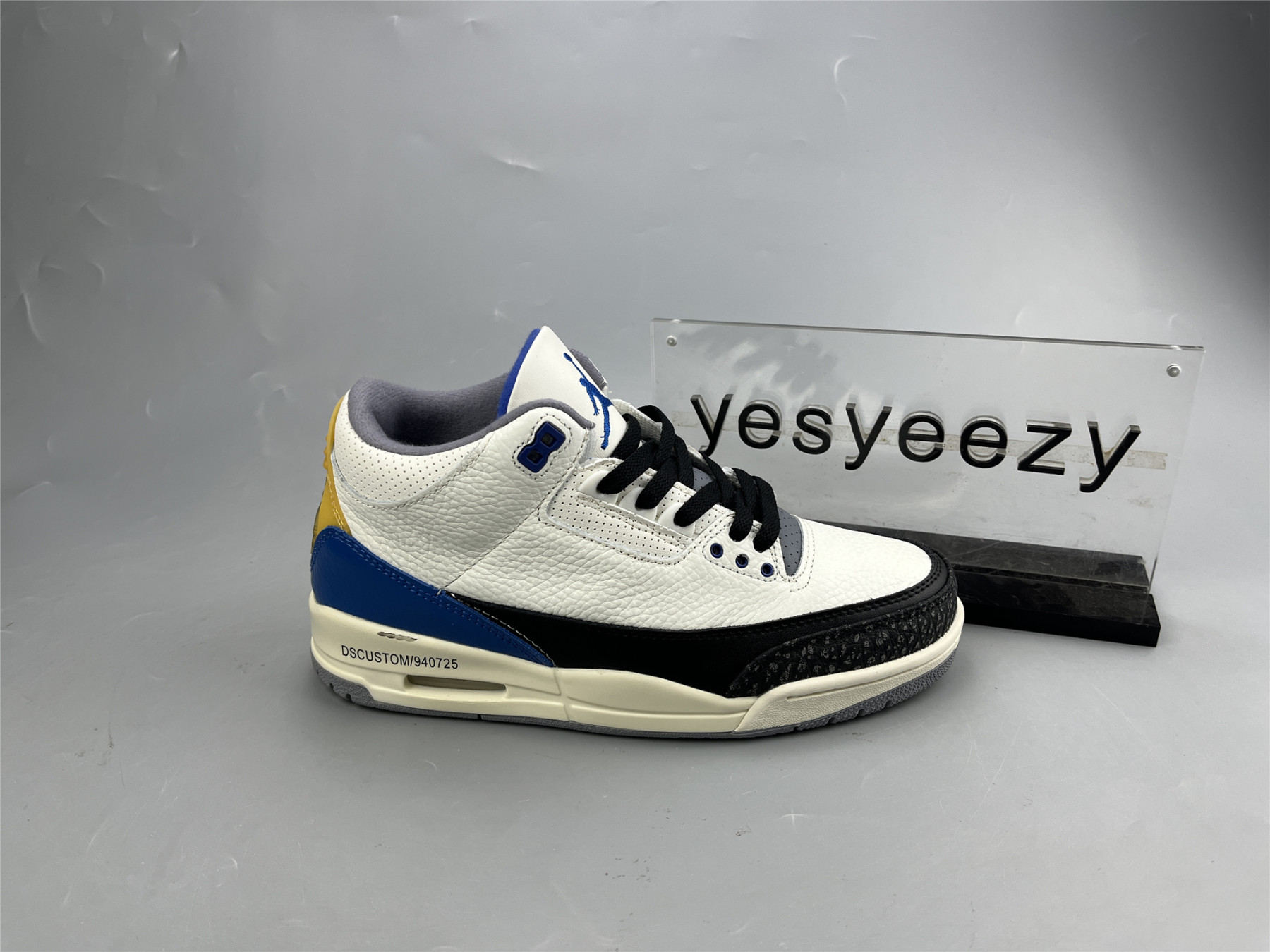 UA AIR JORDAN 3 RETRO GS 'RACER BLUE'