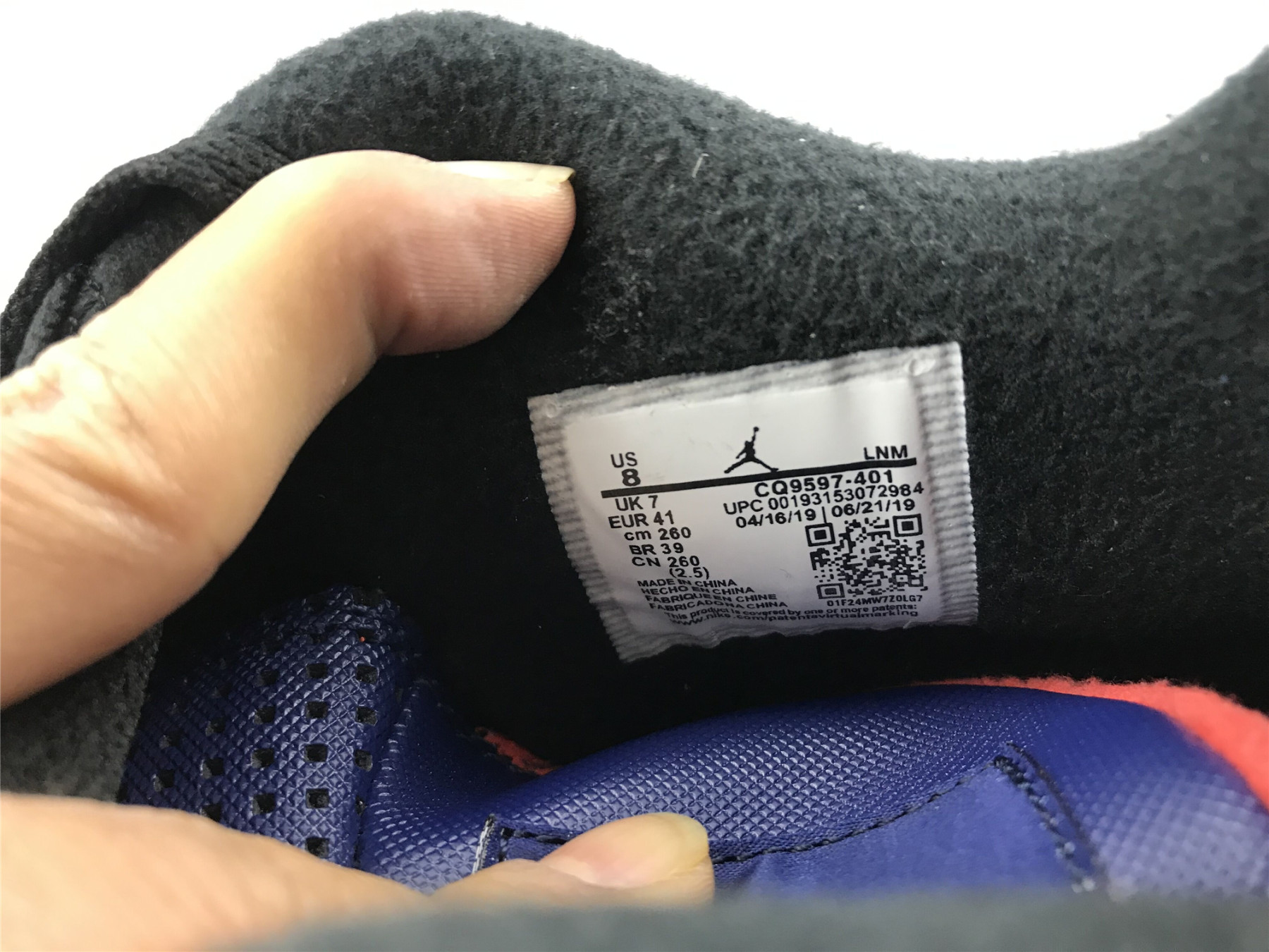 UA AIR JORDAN 4 WINTER "LOYAL BLUE"