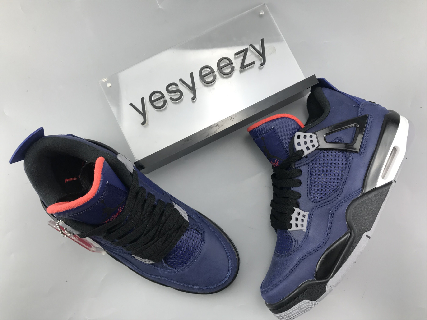 UA AIR JORDAN 4 WINTER "LOYAL BLUE"