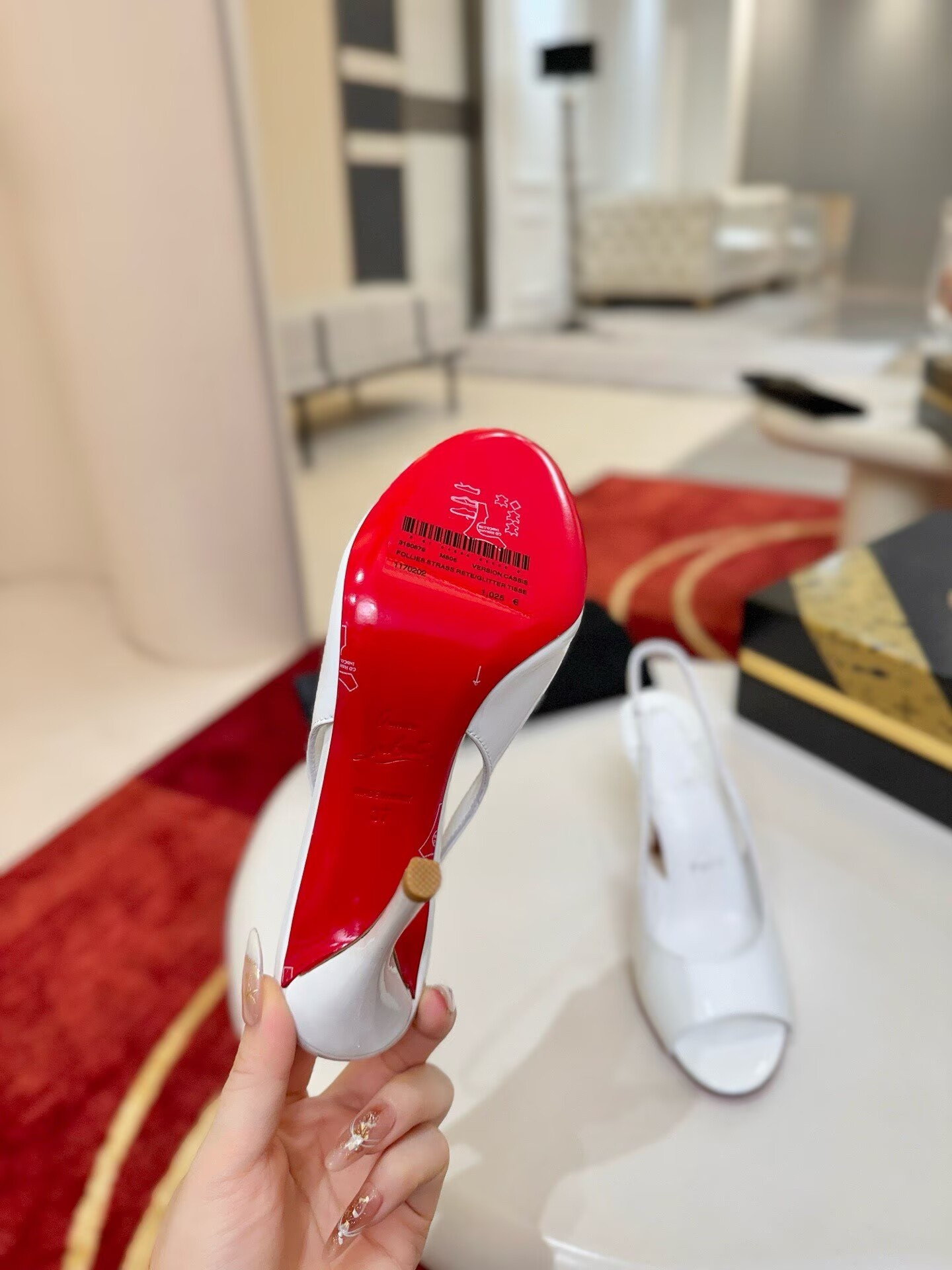 UA Chr1st1an Louboutin Sofia Z 100 mm Slingback