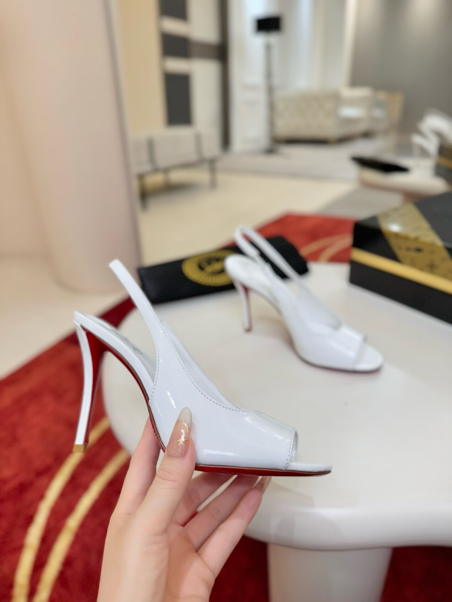 UA Chr1st1an Louboutin Sofia Z 100 mm Slingback