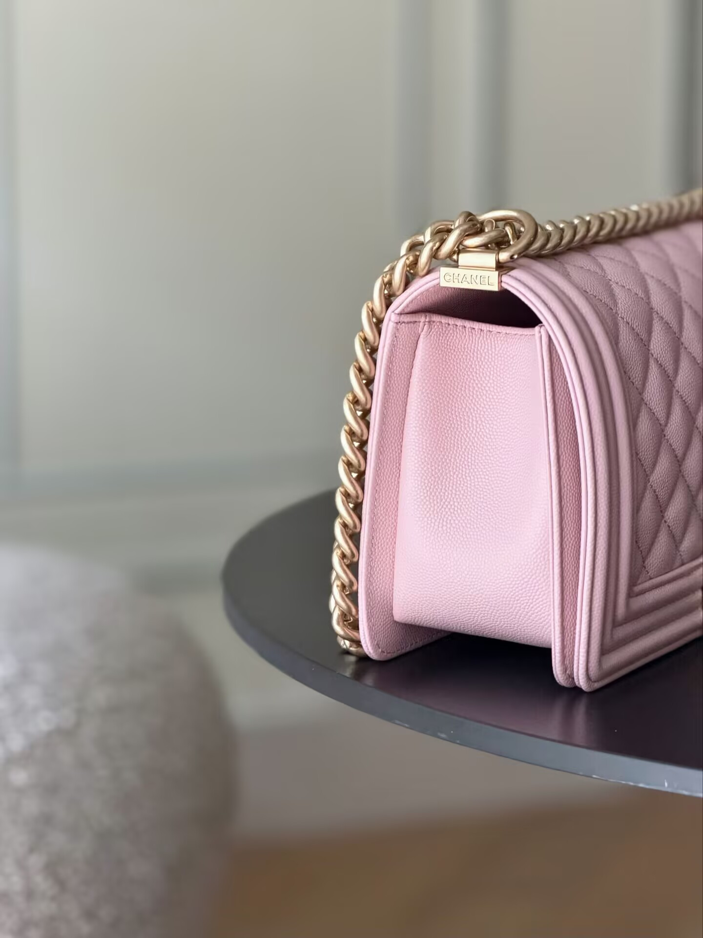 Ch**el Boy Handbag 15x25x9cm