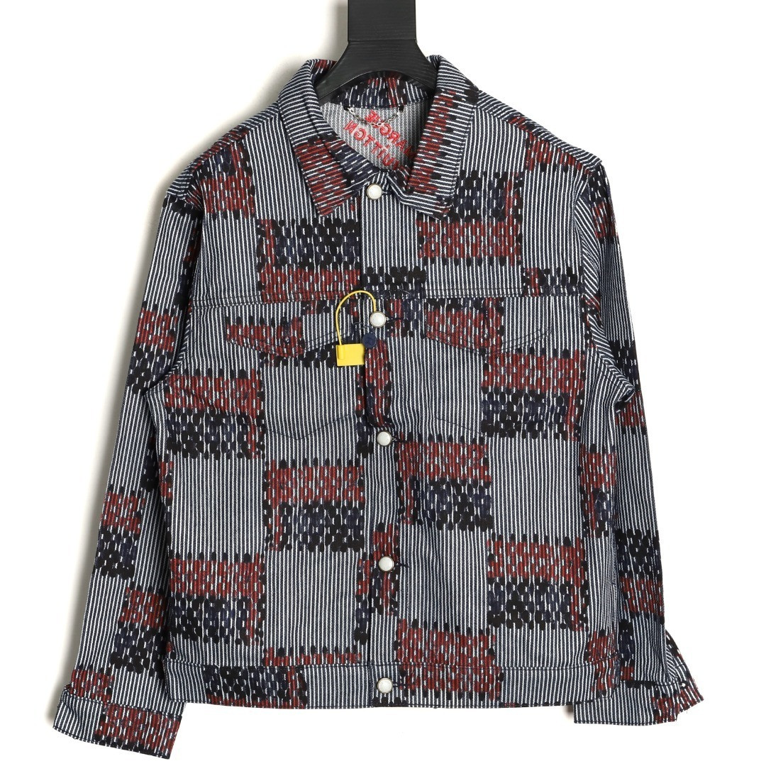 L0vis Vvtt0n LV Denim Jacket Suit