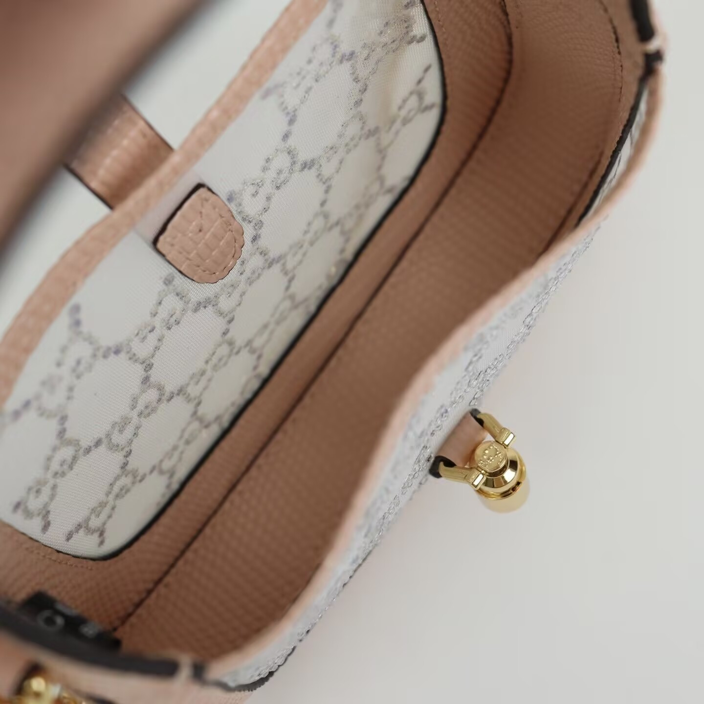 Gvc*1 Jackie 1961 mini crystal GG lizard bag 19x13x3cm