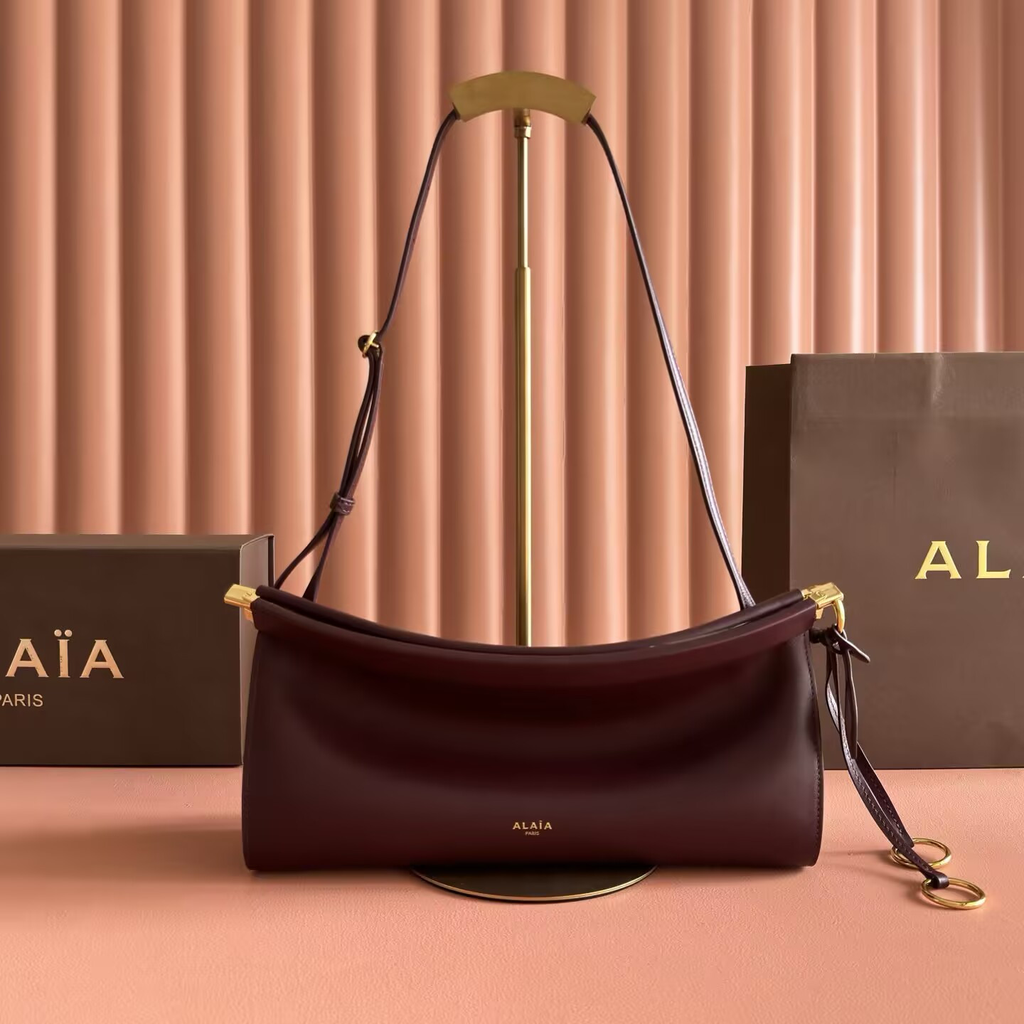 ALAÏA LE CLICK EAST WEST MEDIUM BAG 30x14x9cm