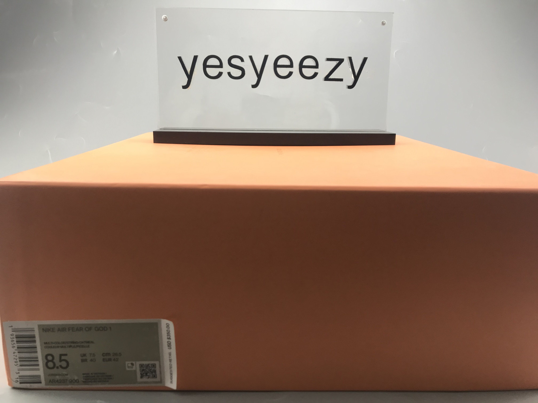 UA NIKE AIR FEAR OF GOD 1 "OATMEAL"