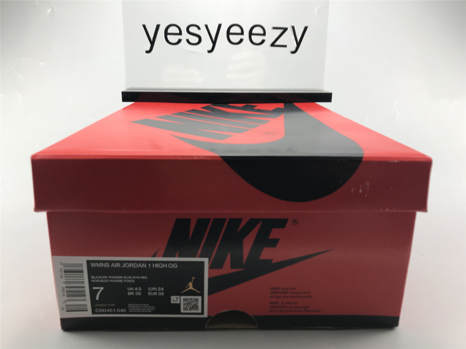 UA WMNS AIR JORDAN 1 HIGH OG "UNC TO CHICAGO"