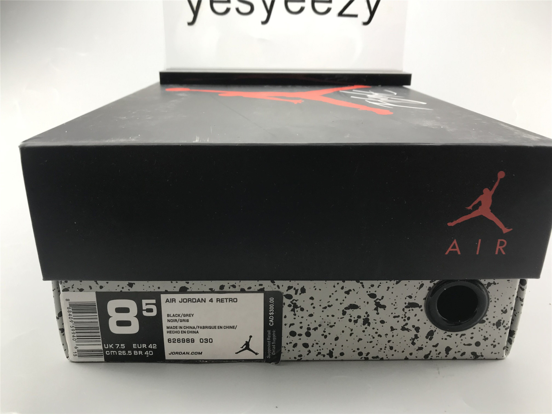 UA AIR JORDAN 4 RETRO "FEAR PACK"