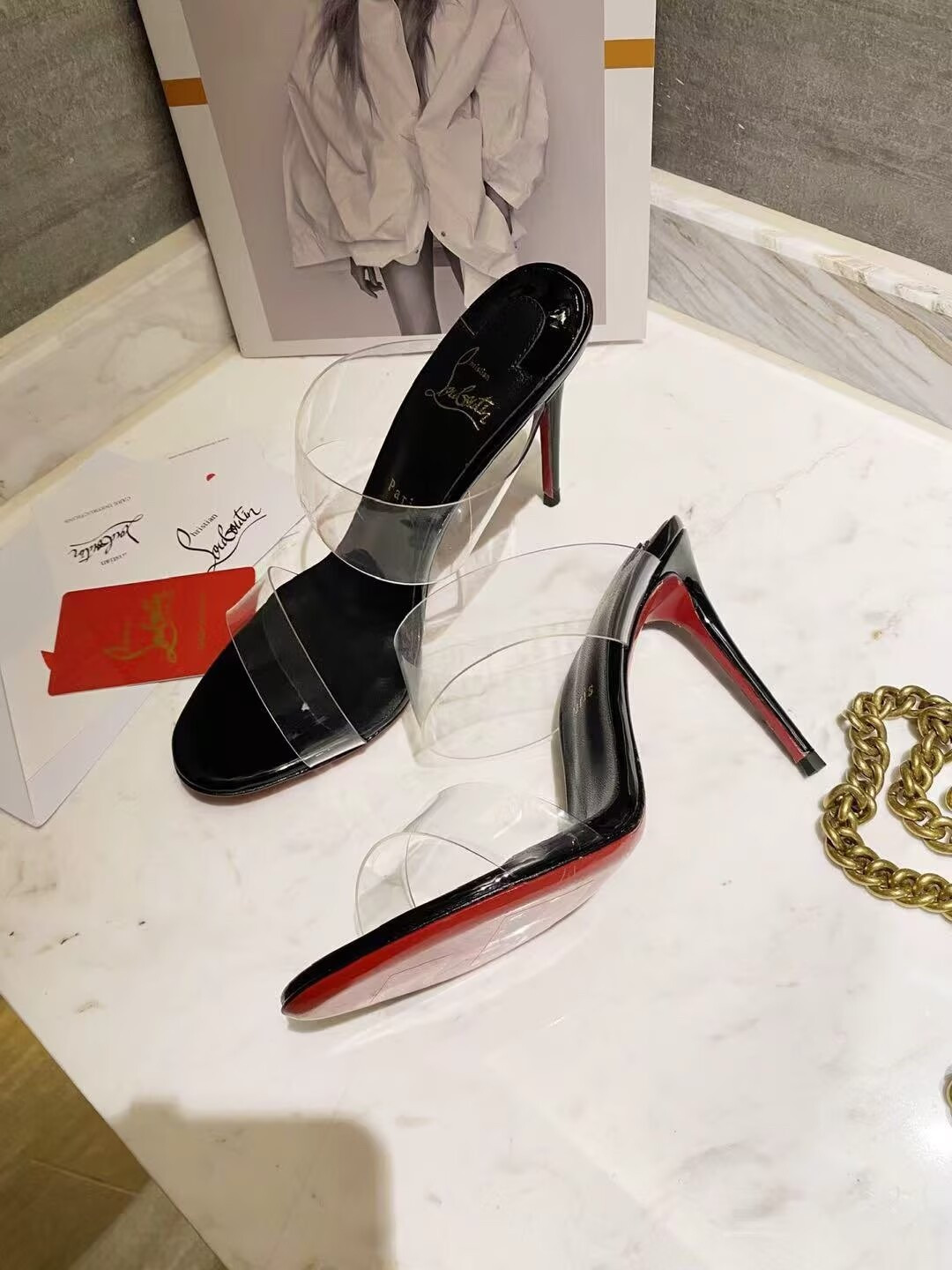 Chr1st1an Louboutin Just Nothing Mules 85mm 100mm