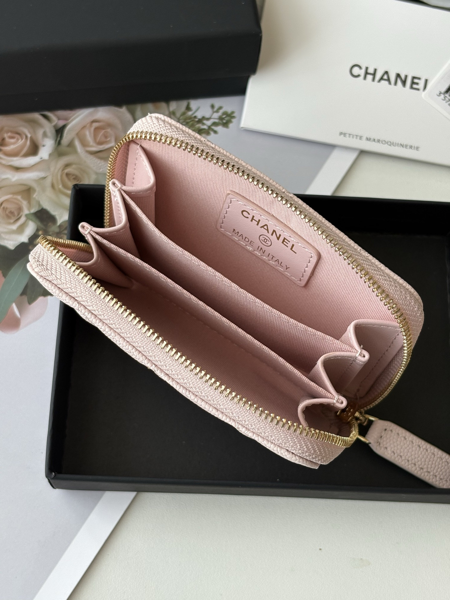 Ch**el Zippered Coin Purse AS5078 11x7.5x2cm
