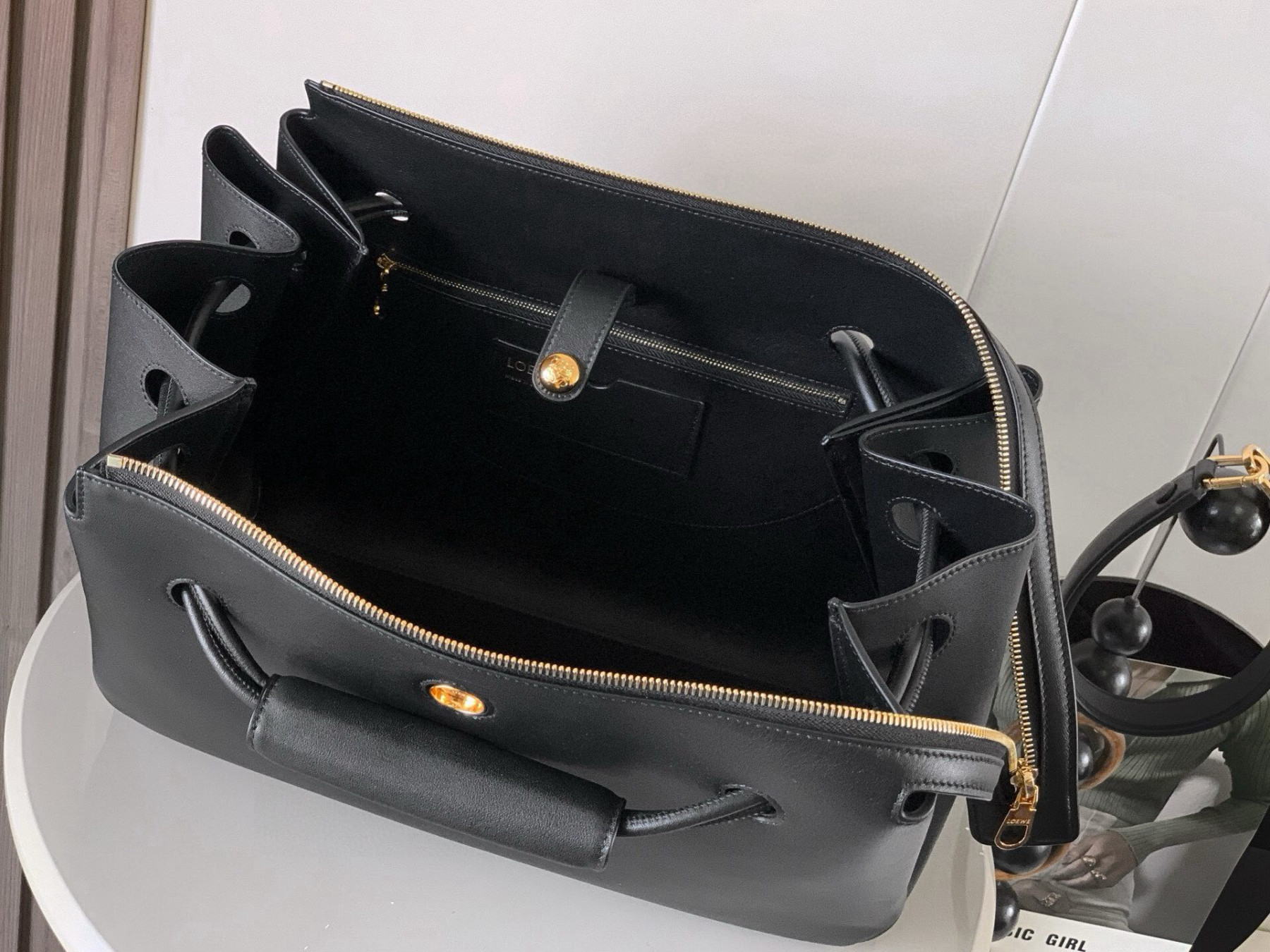 Loewe Large Madrid Bag in Supple Calfskin 33x24x12.5cm