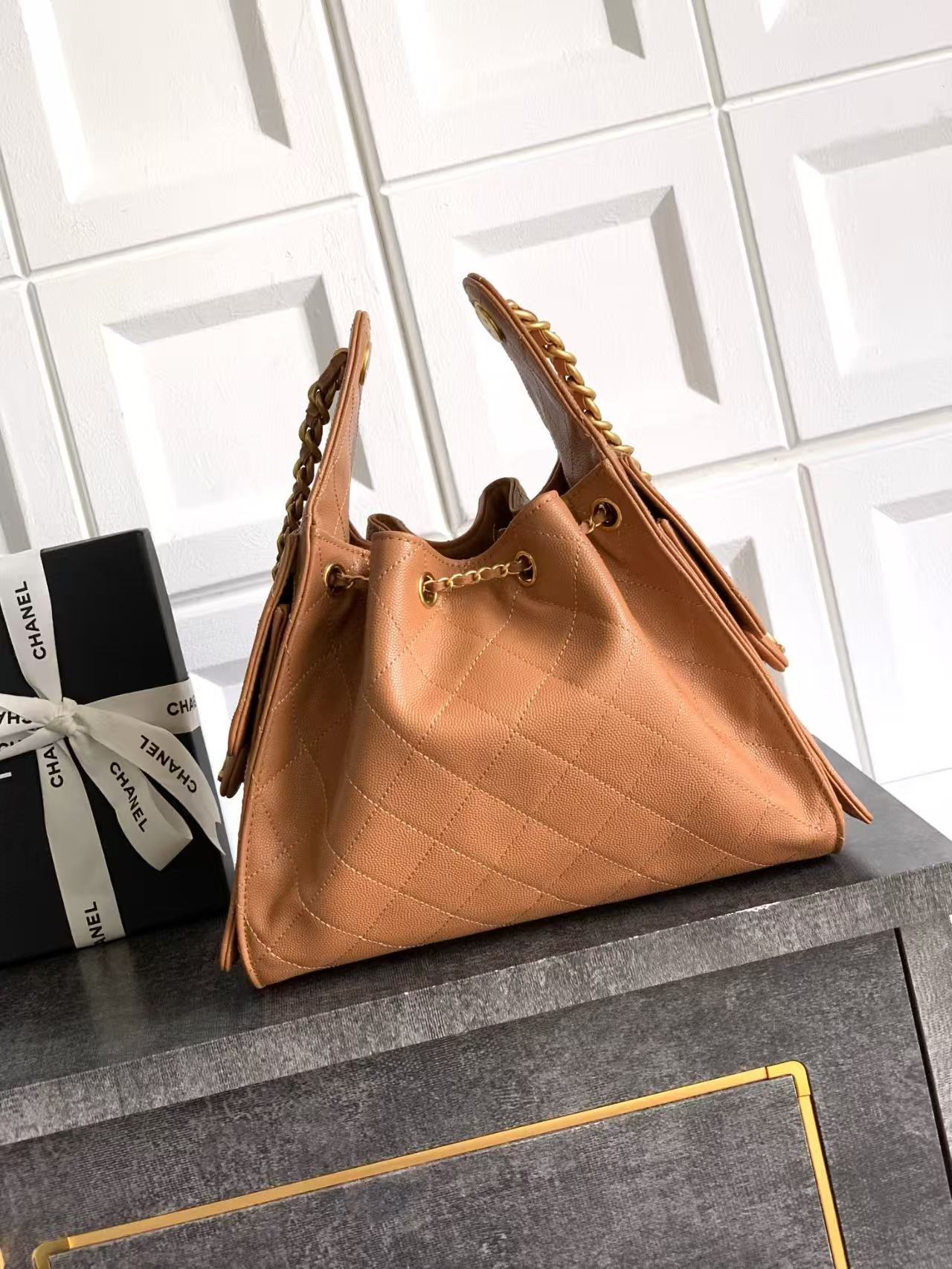 Ch**el 25C Bucket Bag 26x30x14cm