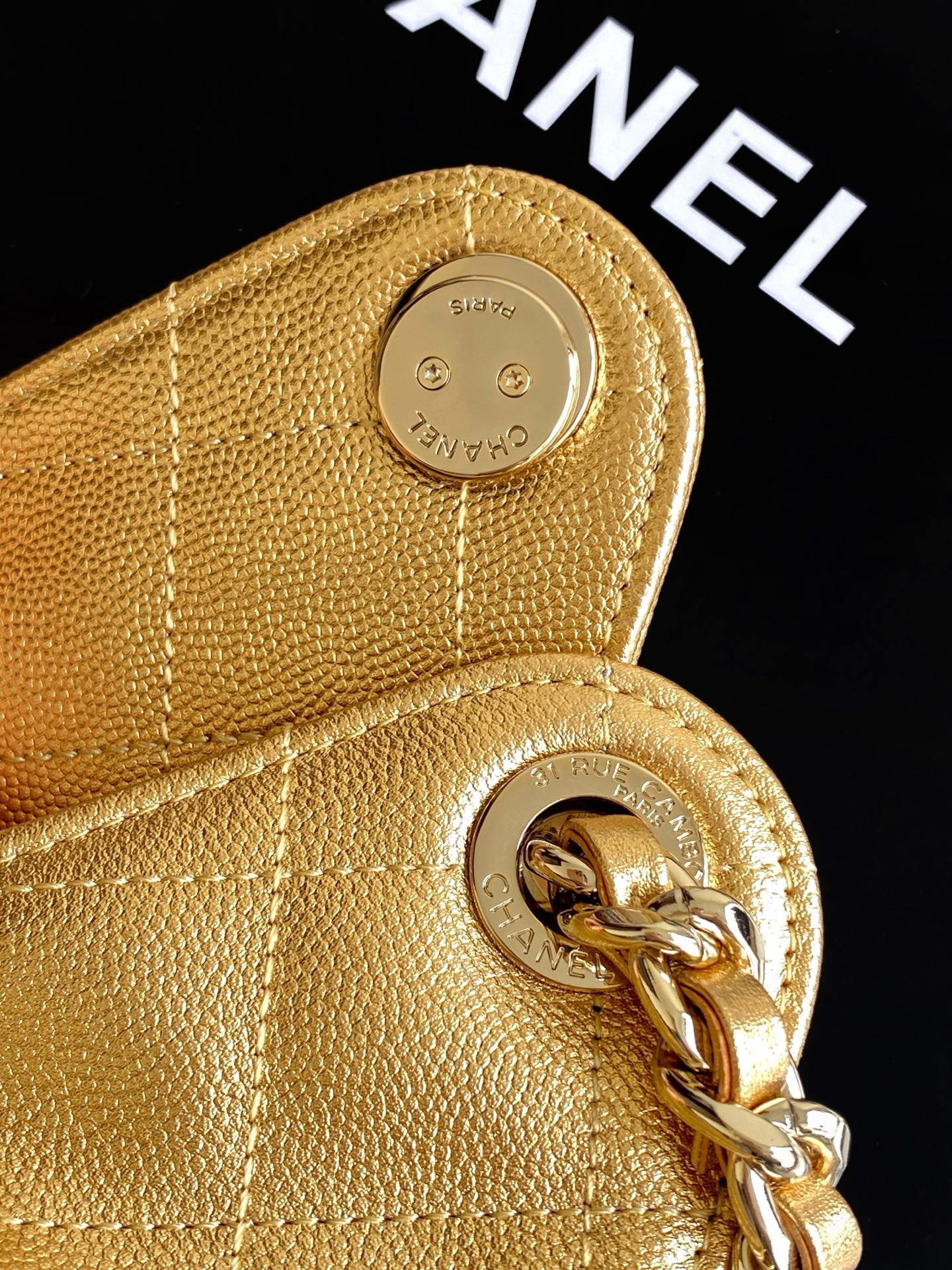 Ch**el 25C Bucket Bag 26x30x14cm