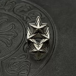 Ch*0me He**ts Four-Layer Star Pentagon Ring