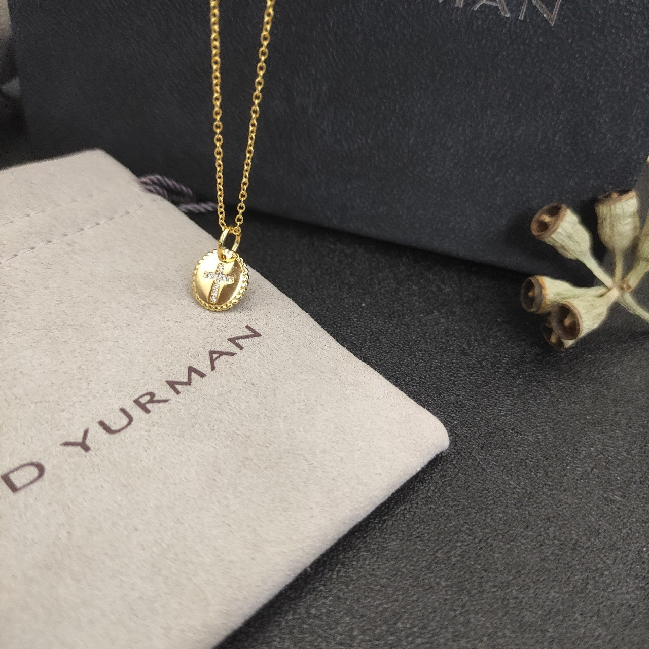 David Yurman Necklace(Chain length 42+3+3cm delay chain)