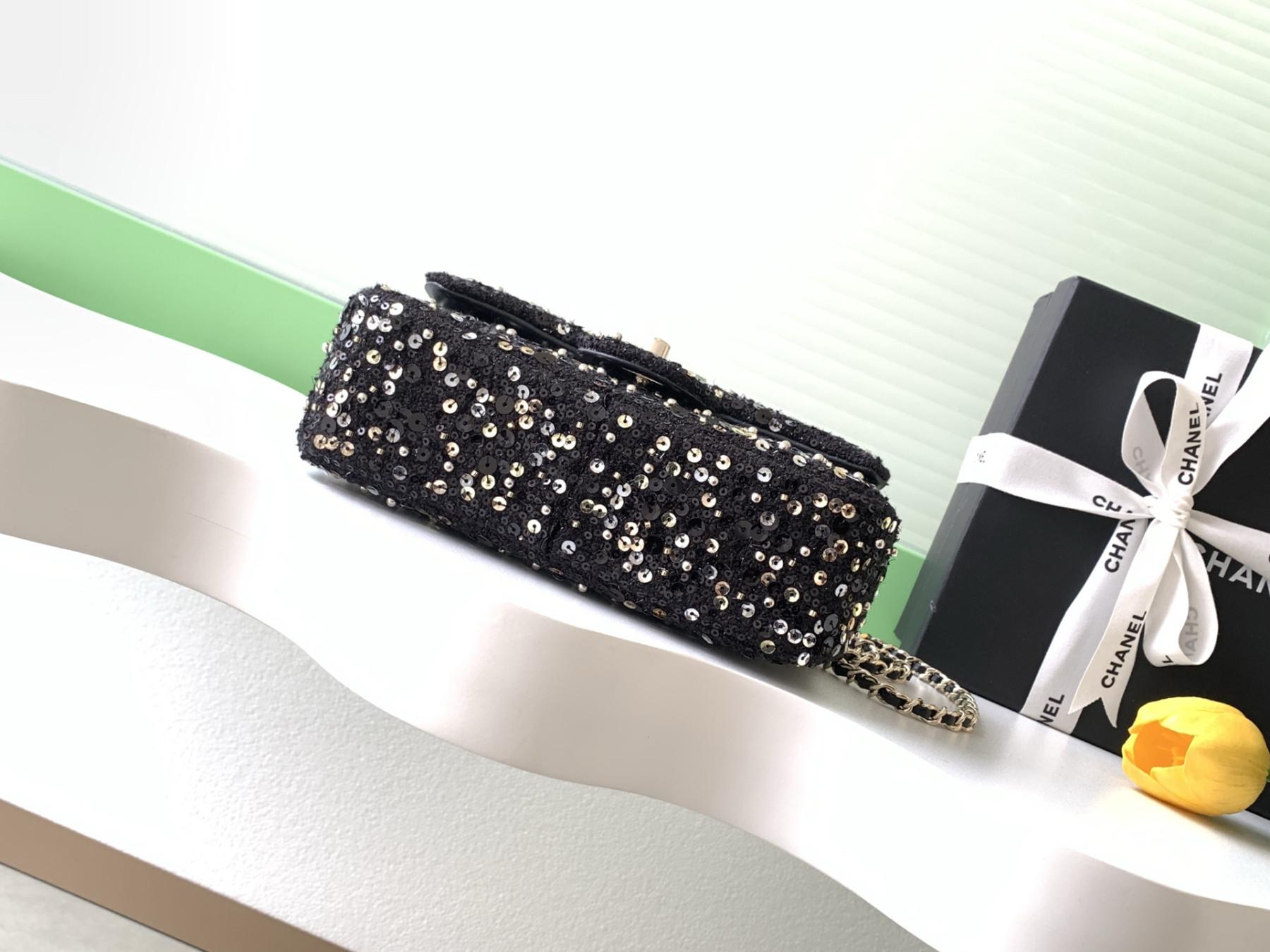 Ch**el Flap Bag 20x14x7cm