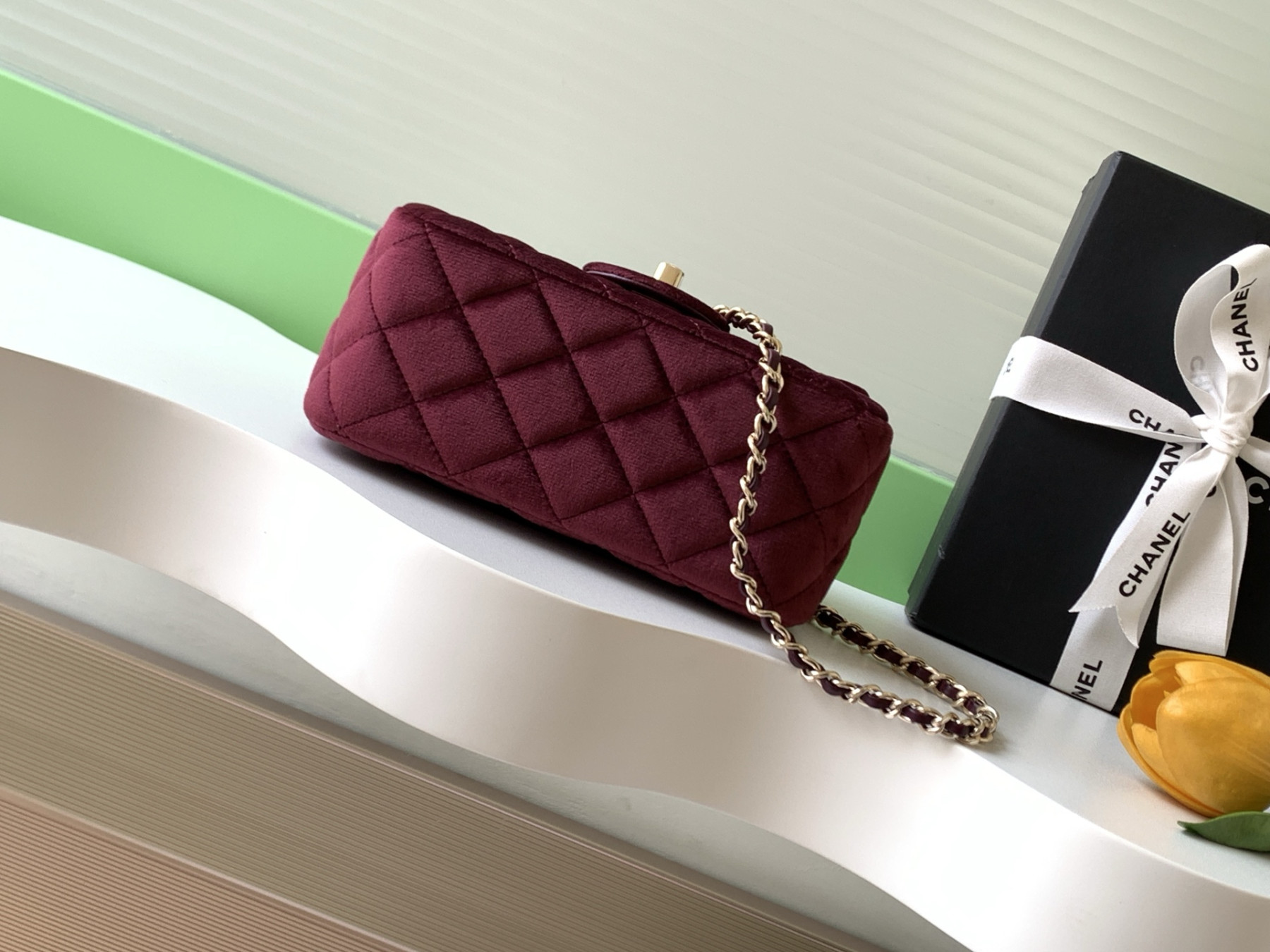 Ch**el MINI FLAP BAG 13x18x7cm