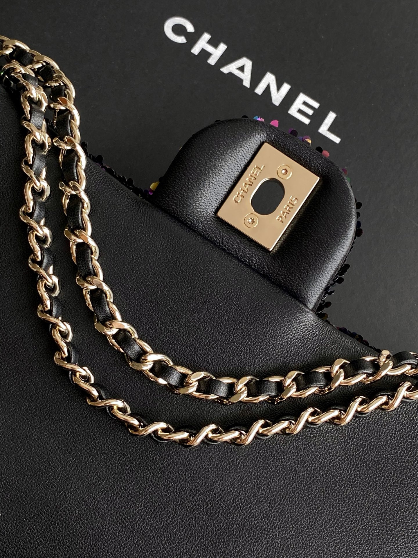 Ch**el Flap Bag 14x21x8cm