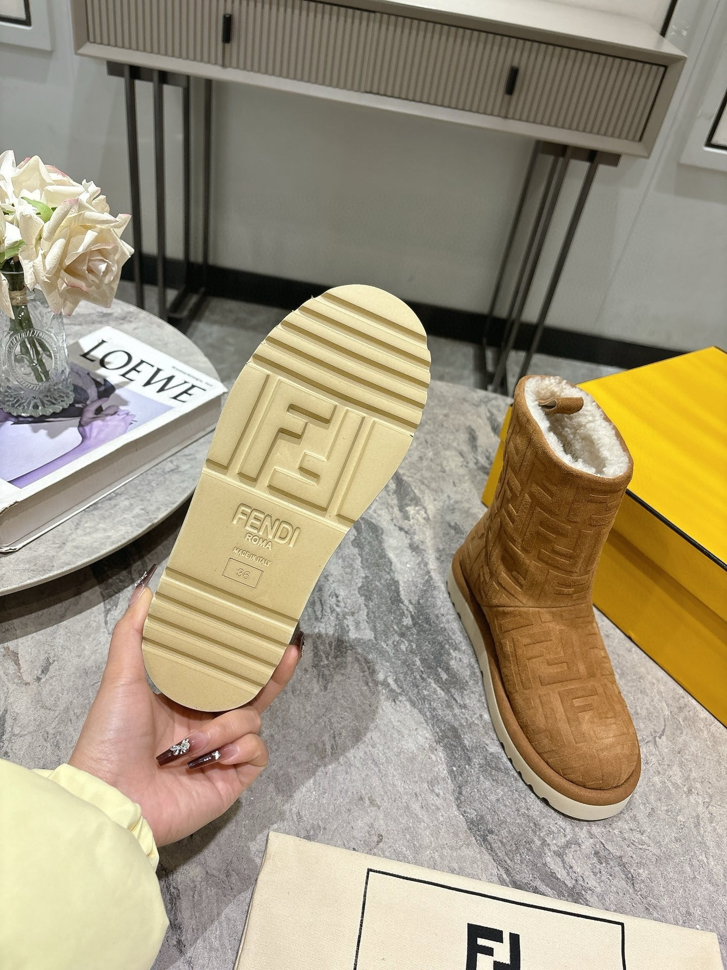 UA F**di Apres Chic FF Low Boots