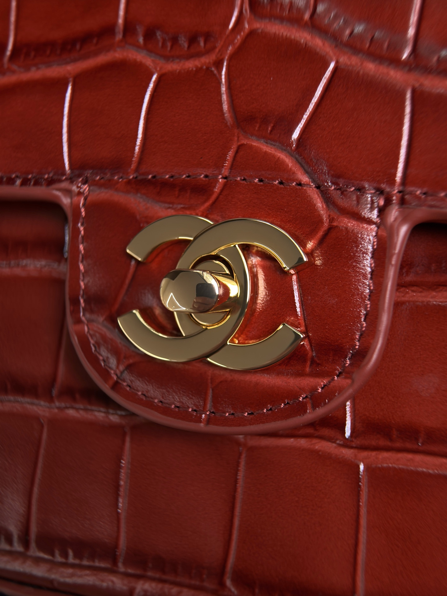 Ch**el mini flap bag with handle as6424 14.5x19.5x5cm
