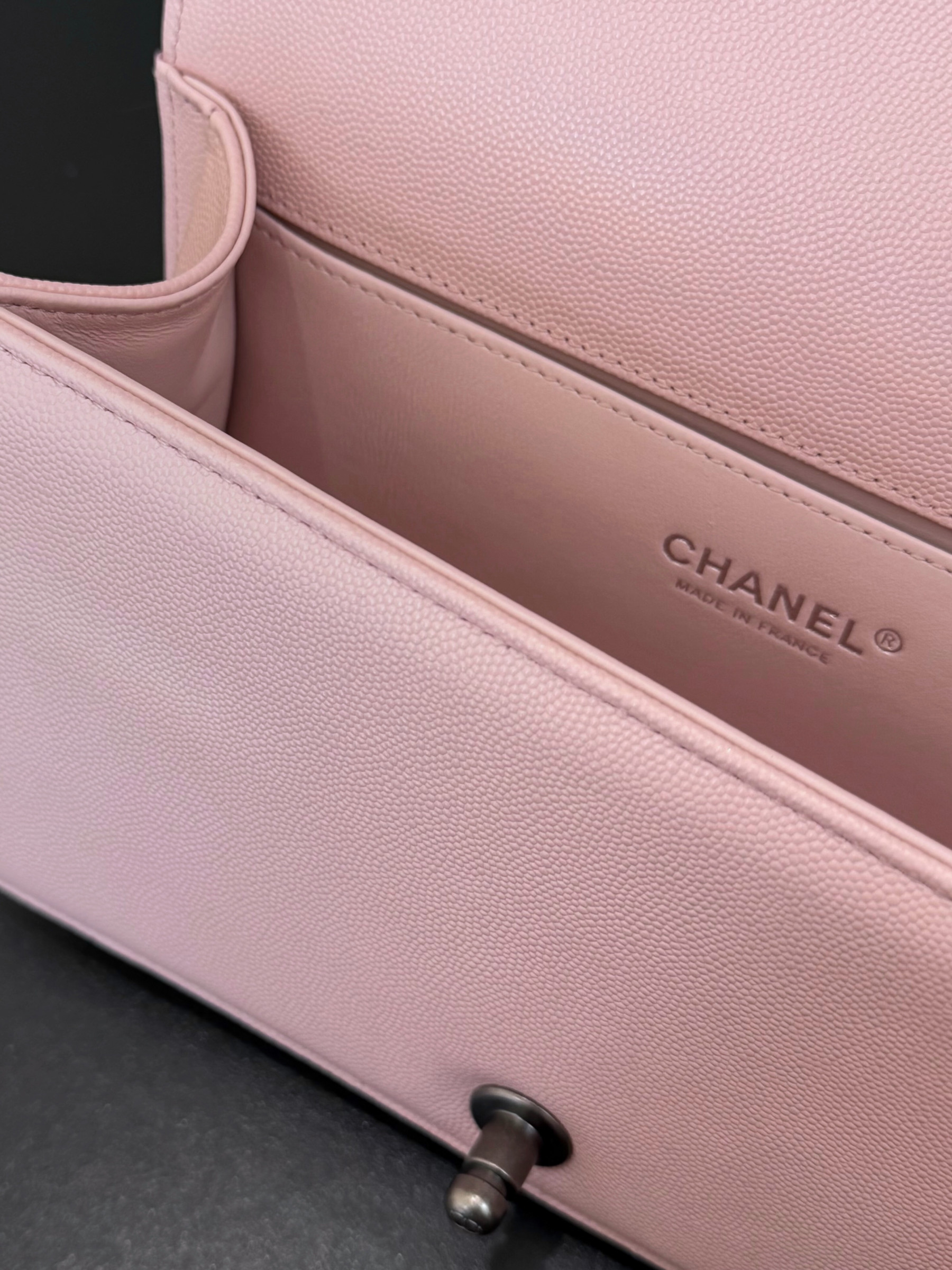 Ch**el Boy Handbag 15x25x9cm