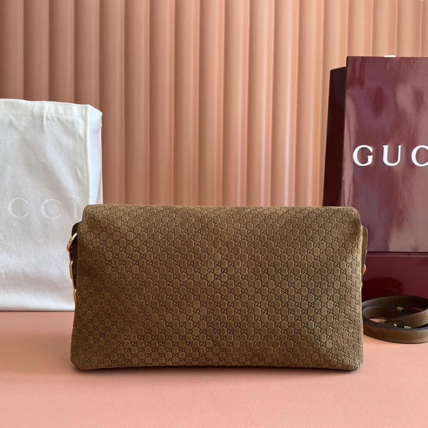 Gucci Large Shoulder Bag With Chain 36x19.5x9.5cm