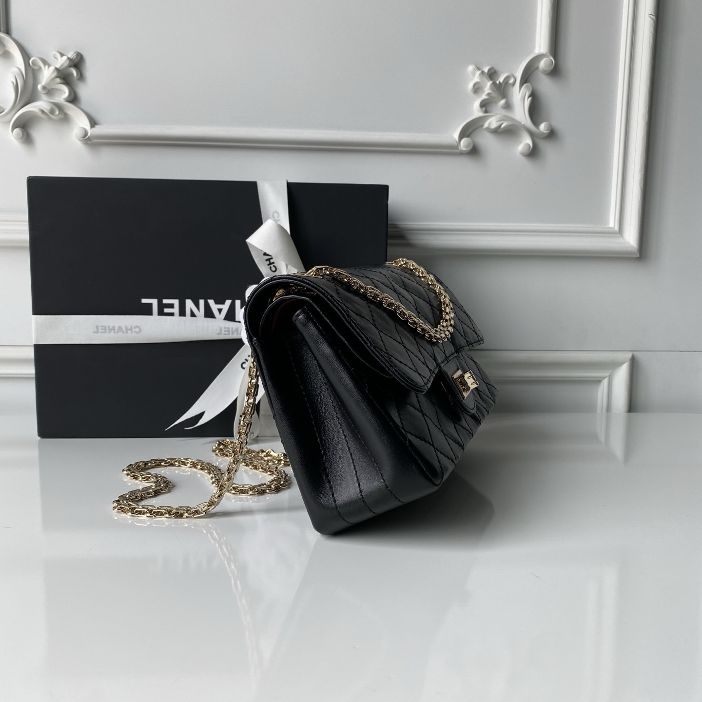 Ch**el 2.55 handbag a37586 16x24x7.5cm