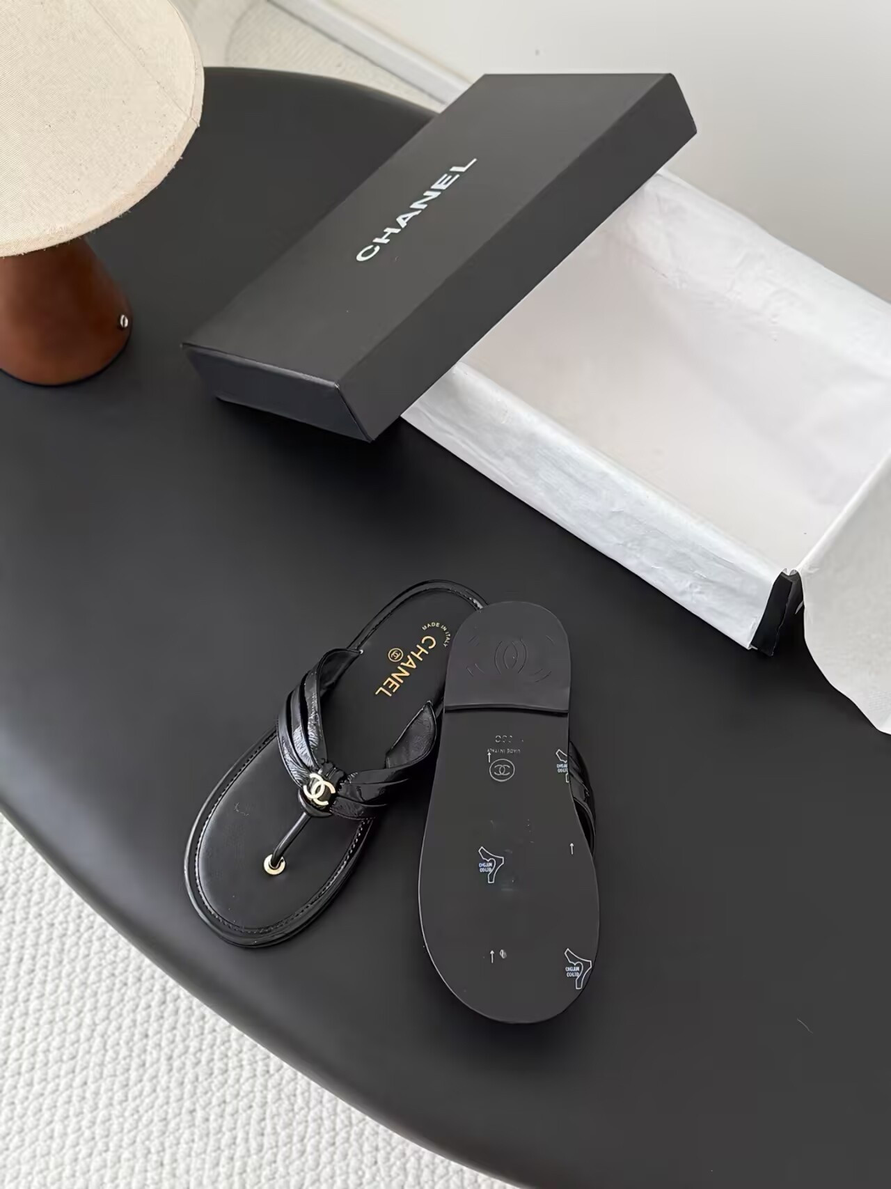 UA Ch**el Thongs Slides
