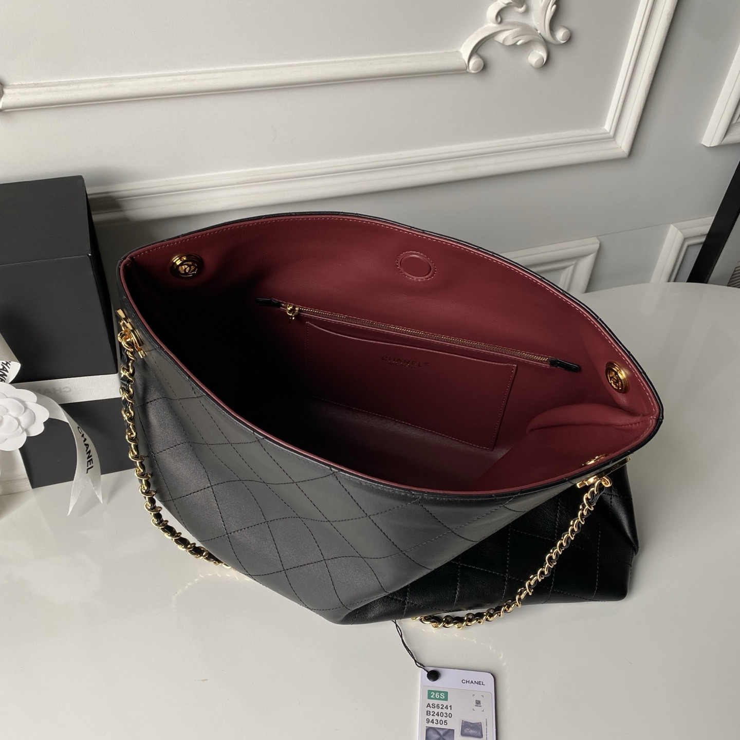 Ch**el shopping bag as6241 40x28x9cm