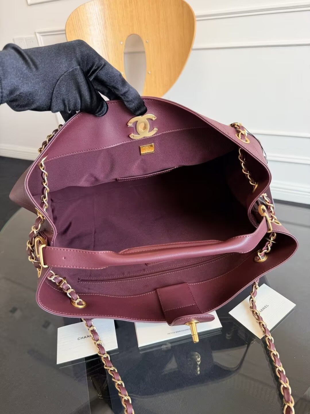 Ch**el Small Shopping Bag AS5634 24x36x14cm